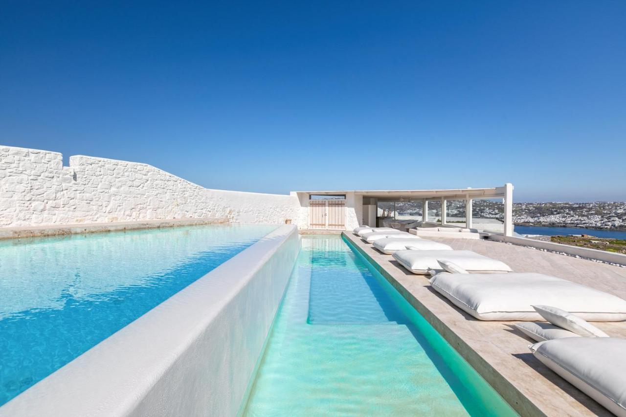 White Stone Mykonos Hotel Agios Ioannis Diakoftis ภายนอก รูปภาพ