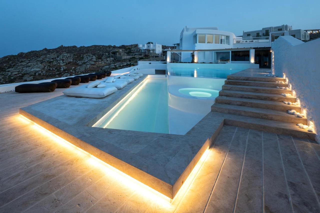 White Stone Mykonos Hotel Agios Ioannis Diakoftis ภายนอก รูปภาพ