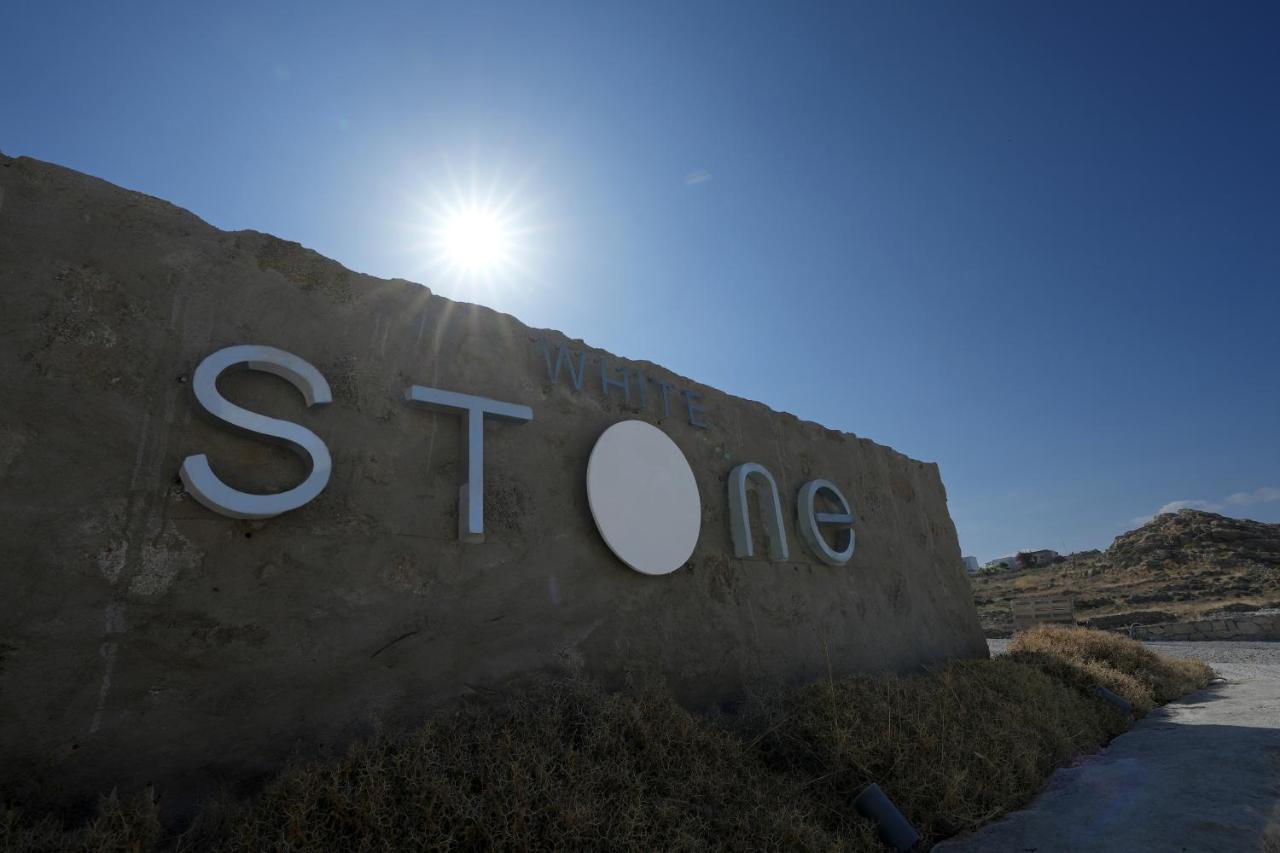 White Stone Mykonos Hotel Agios Ioannis Diakoftis ภายนอก รูปภาพ