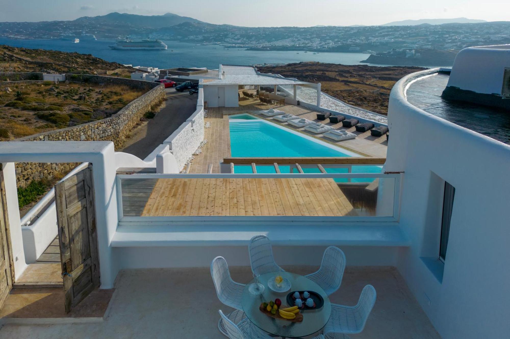 White Stone Mykonos Hotel Agios Ioannis Diakoftis ภายนอก รูปภาพ