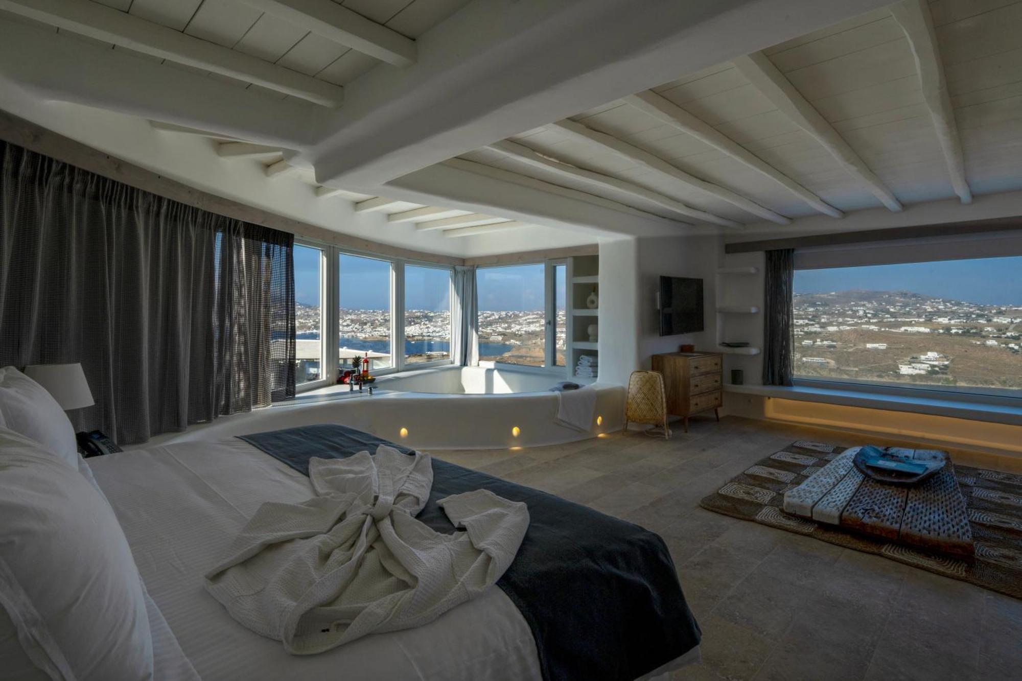 White Stone Mykonos Hotel Agios Ioannis Diakoftis ภายนอก รูปภาพ