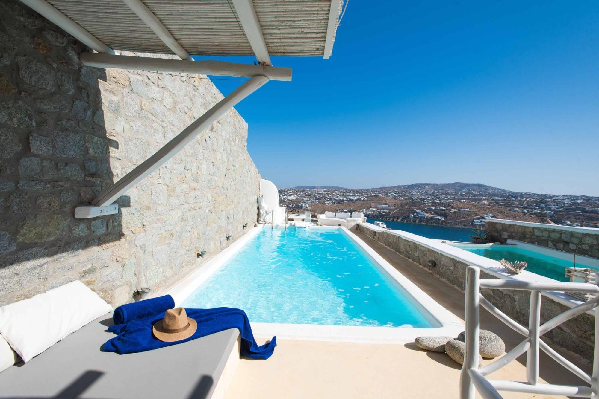 White Stone Mykonos Hotel Agios Ioannis Diakoftis ภายนอก รูปภาพ