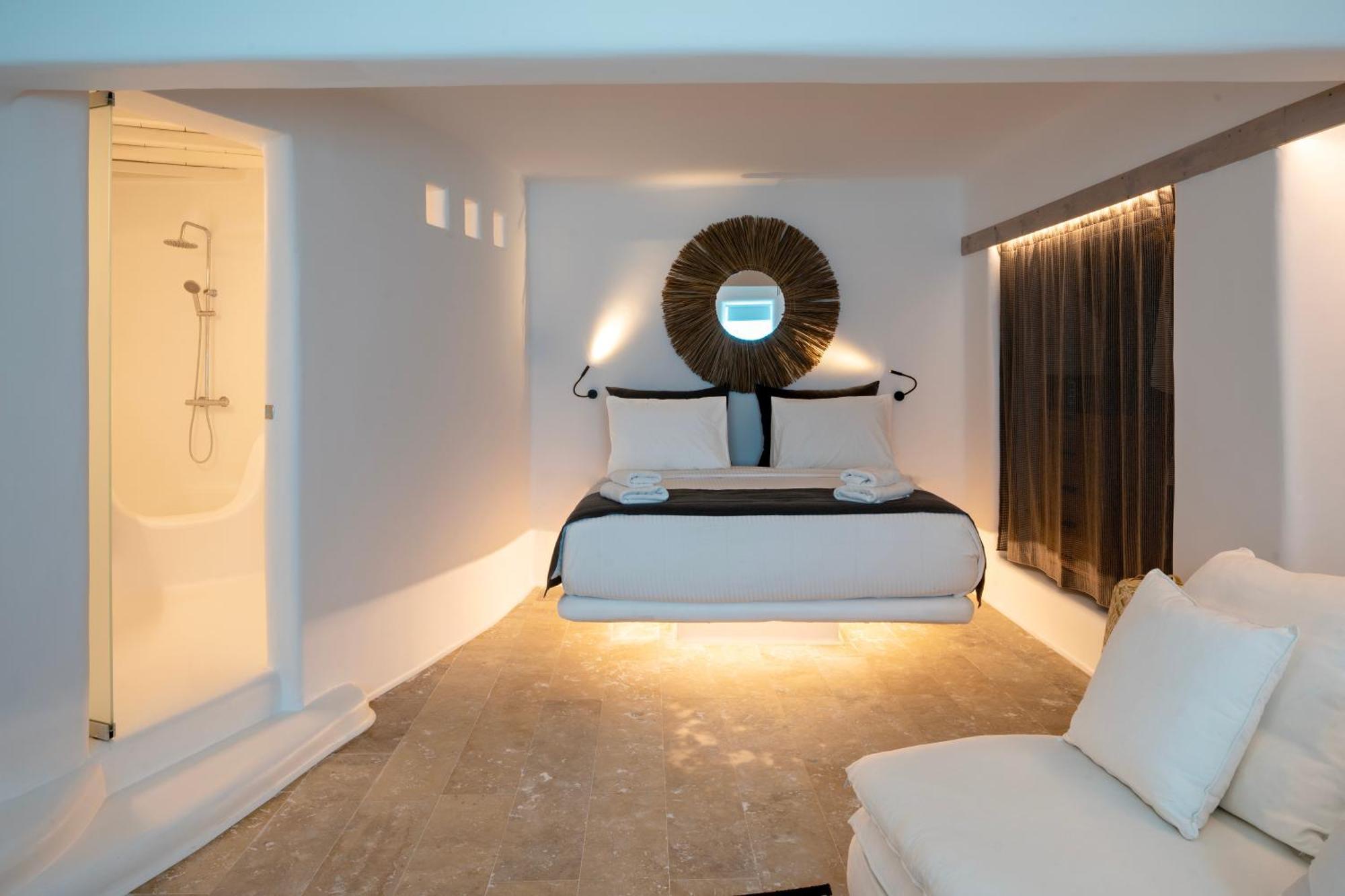 White Stone Mykonos Hotel Agios Ioannis Diakoftis ภายนอก รูปภาพ
