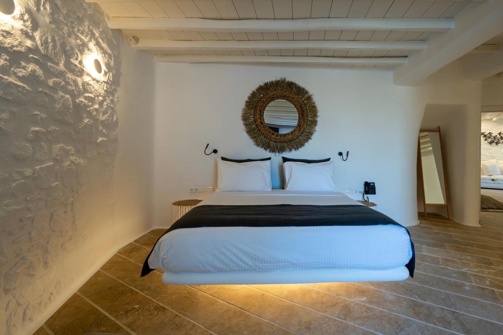 White Stone Mykonos Hotel Agios Ioannis Diakoftis ภายนอก รูปภาพ