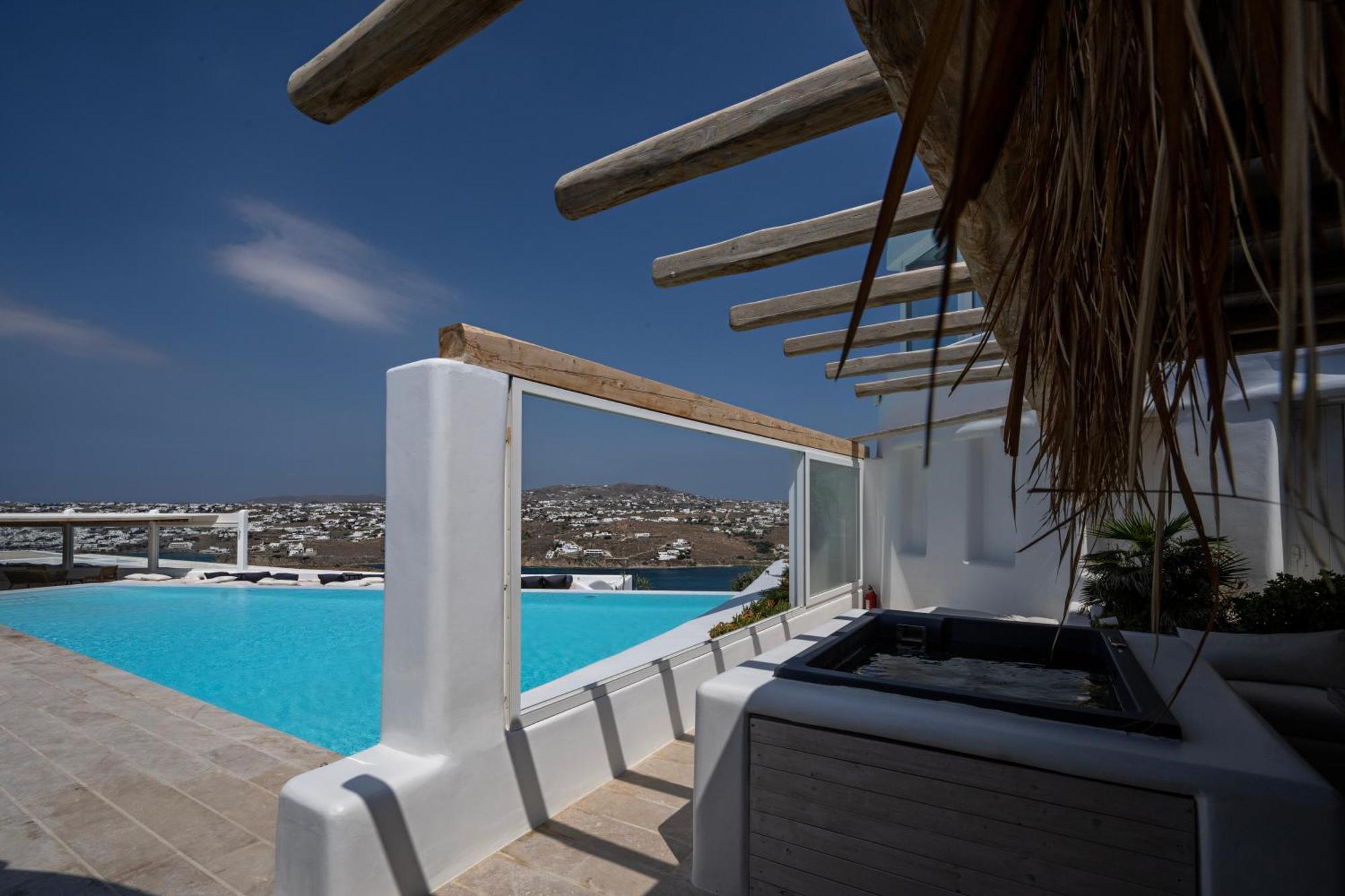 White Stone Mykonos Hotel Agios Ioannis Diakoftis ภายนอก รูปภาพ