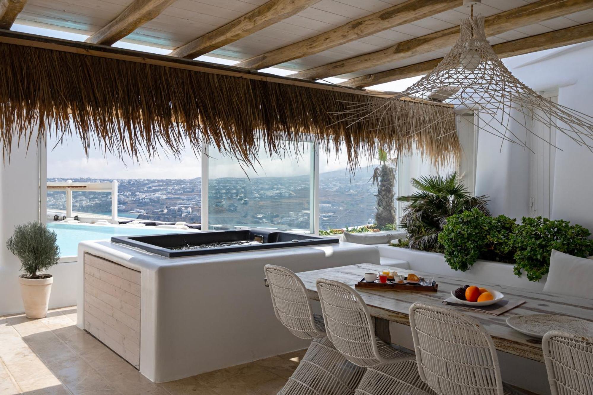 White Stone Mykonos Hotel Agios Ioannis Diakoftis ภายนอก รูปภาพ