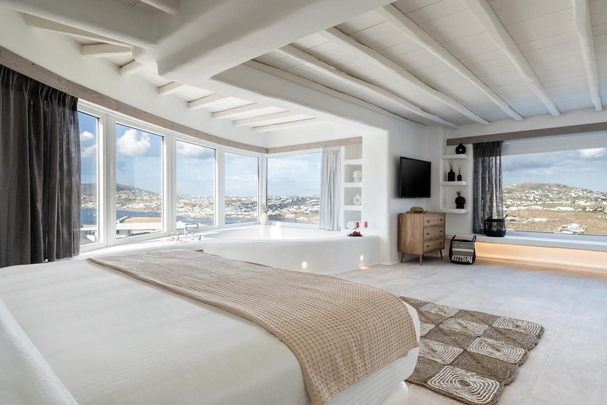 White Stone Mykonos Hotel Agios Ioannis Diakoftis ภายนอก รูปภาพ