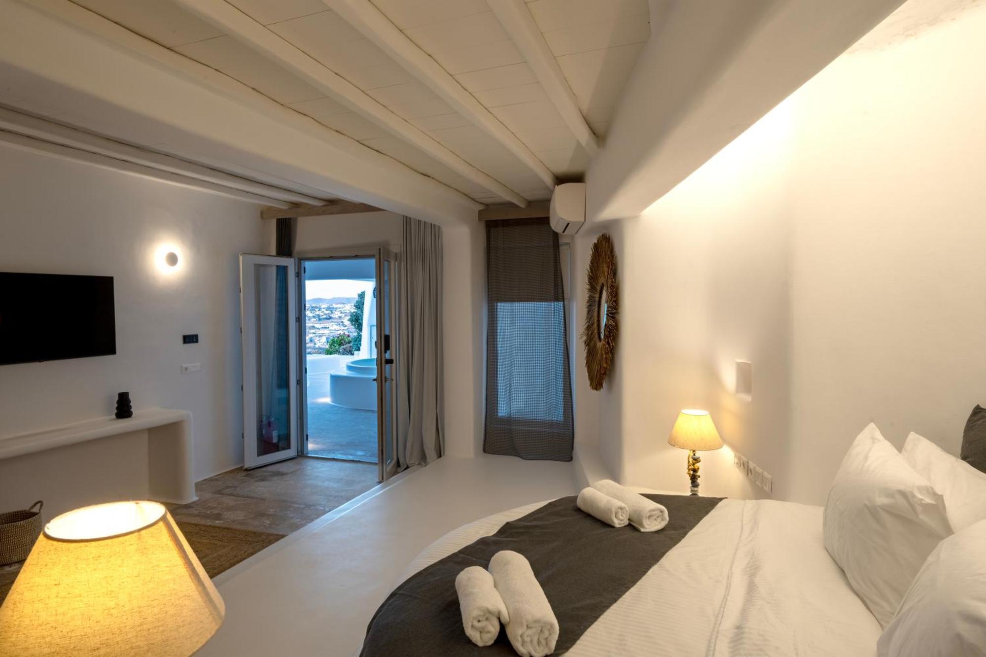 White Stone Mykonos Hotel Agios Ioannis Diakoftis ภายนอก รูปภาพ