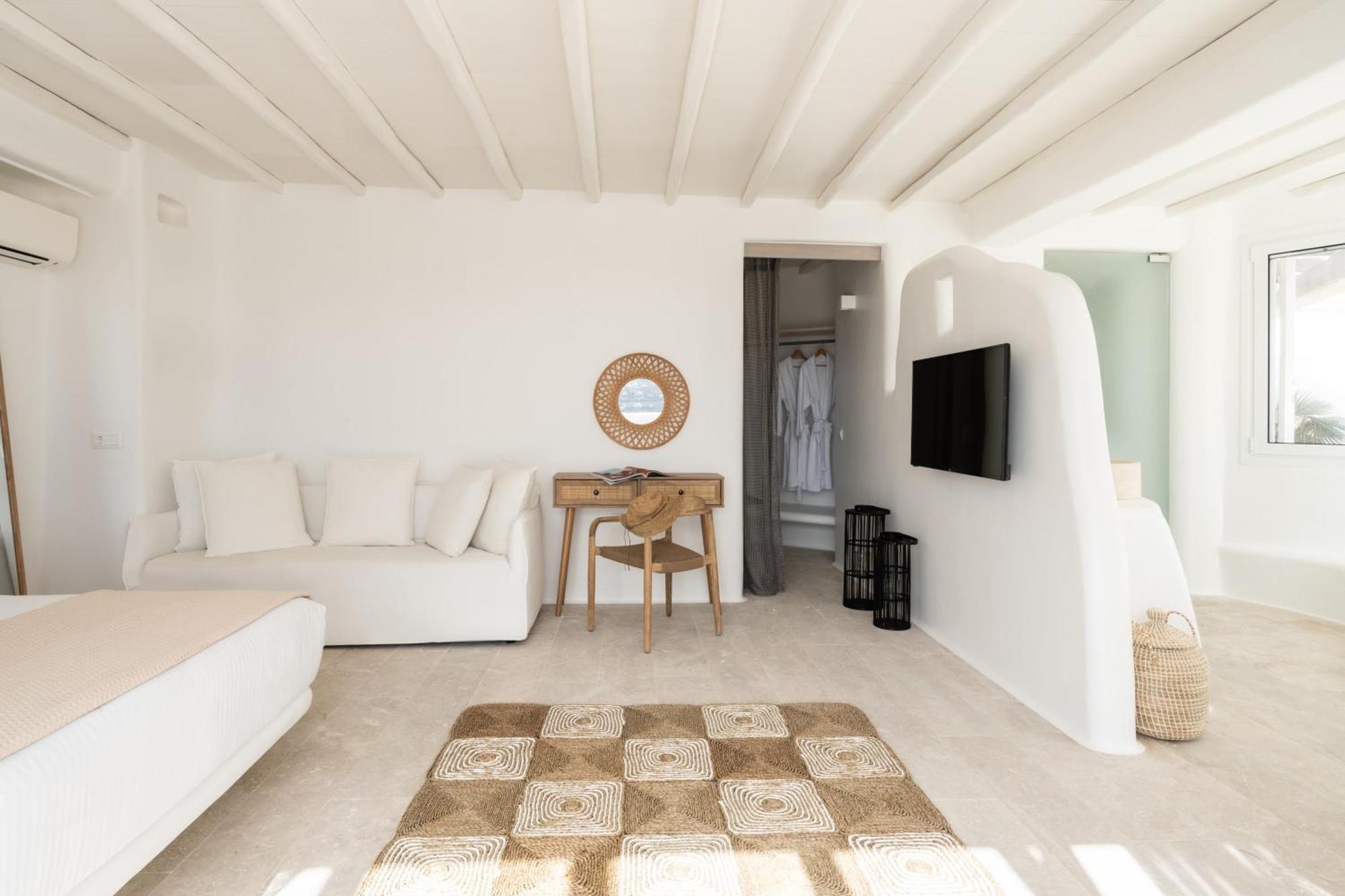 White Stone Mykonos Hotel Agios Ioannis Diakoftis ภายนอก รูปภาพ