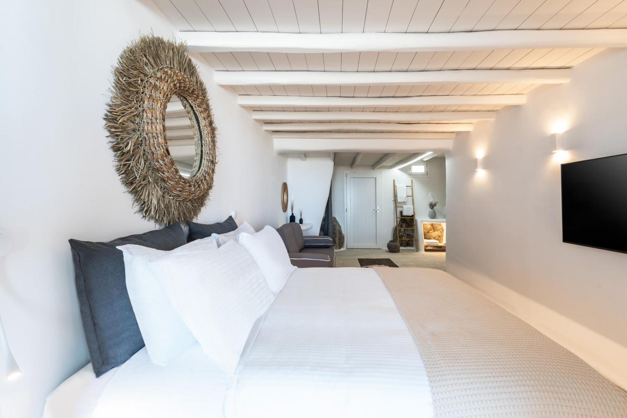 White Stone Mykonos Hotel Agios Ioannis Diakoftis ภายนอก รูปภาพ