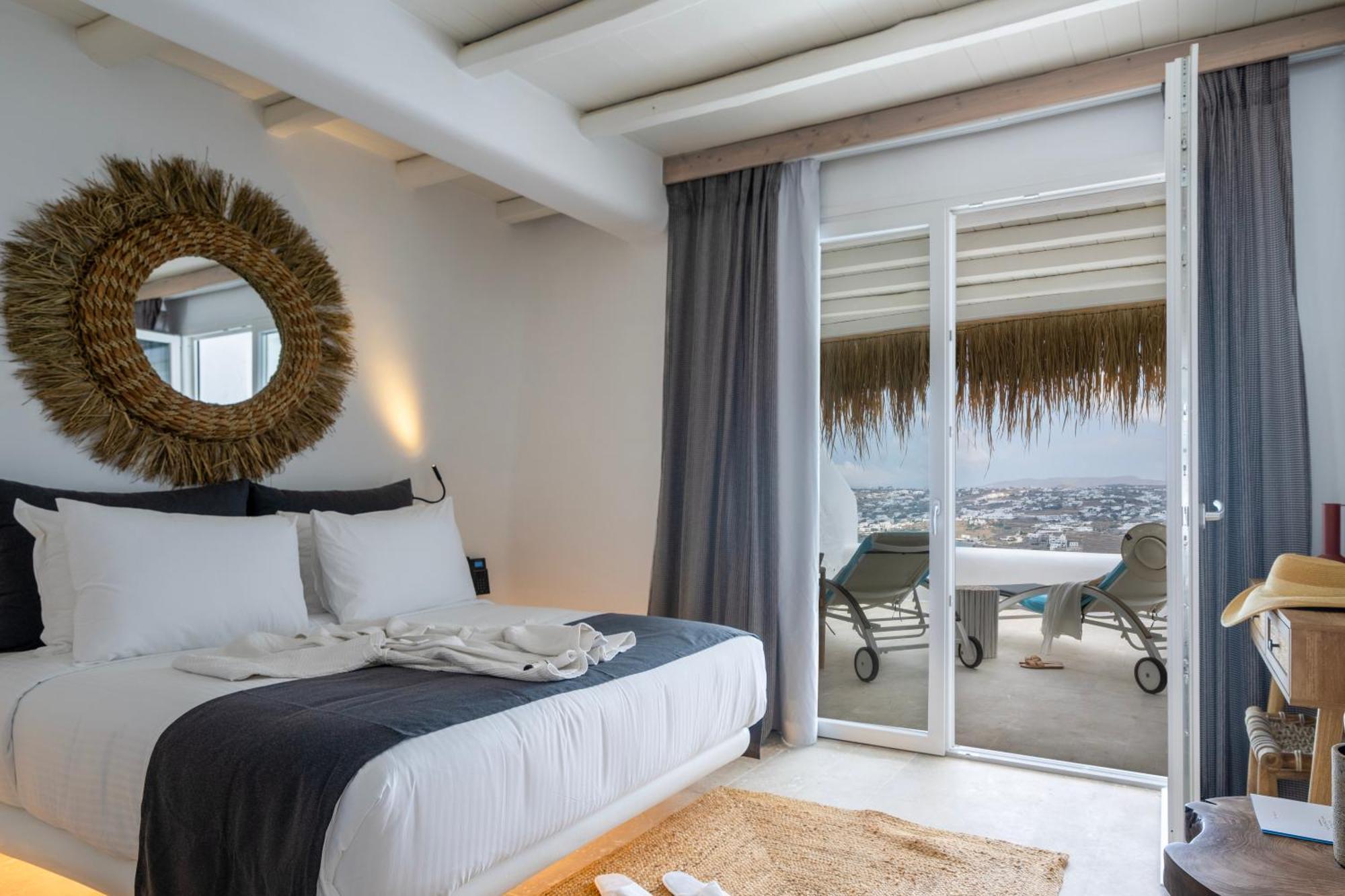 White Stone Mykonos Hotel Agios Ioannis Diakoftis ภายนอก รูปภาพ