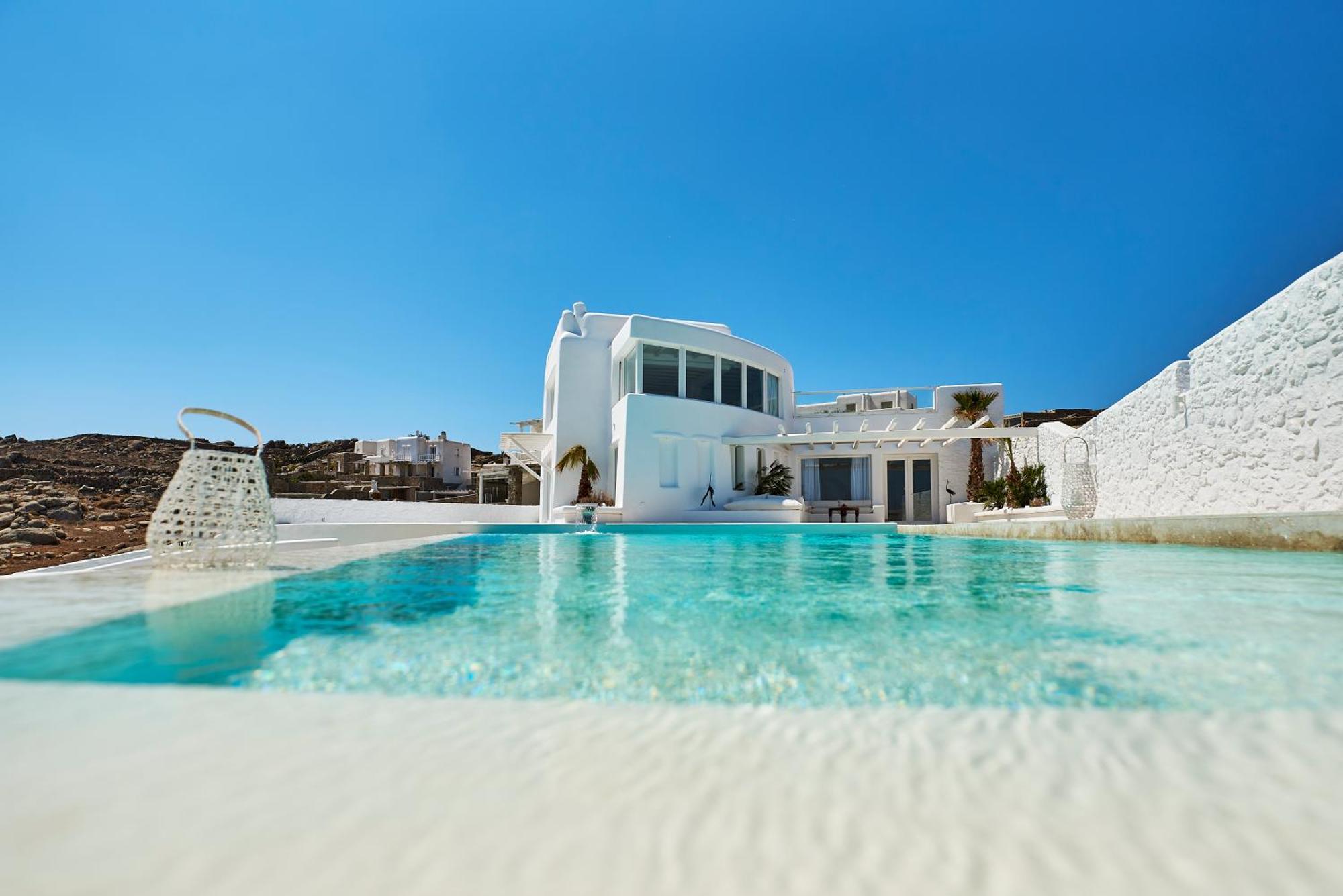 White Stone Mykonos Hotel Agios Ioannis Diakoftis ภายนอก รูปภาพ